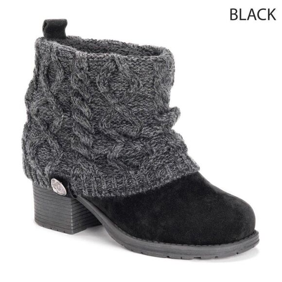 🆕NWT MUK LUKS Women's Haley Boots - BLACK - Picture 2 of 3